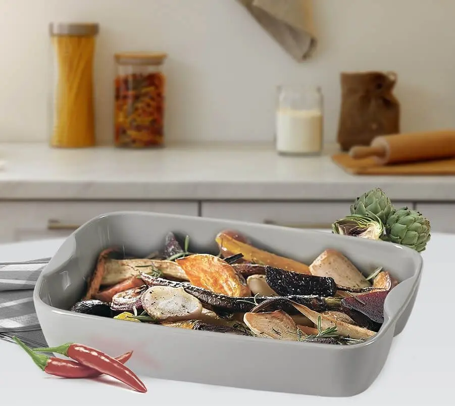 Tava de copt Maestro Mr-21543-63 38х24.5х6.5cm (Grey) - 3