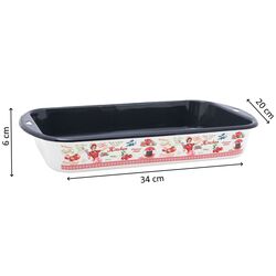 Форма для выпечки Metalac Kitchen (White/Red) Thumb