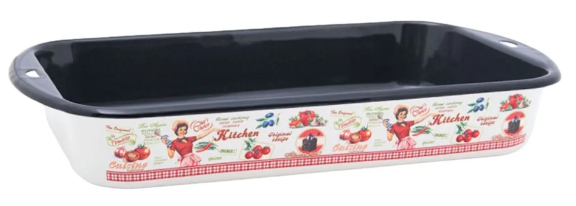 Форма для выпечки Metalac Kitchen (White/Red)
