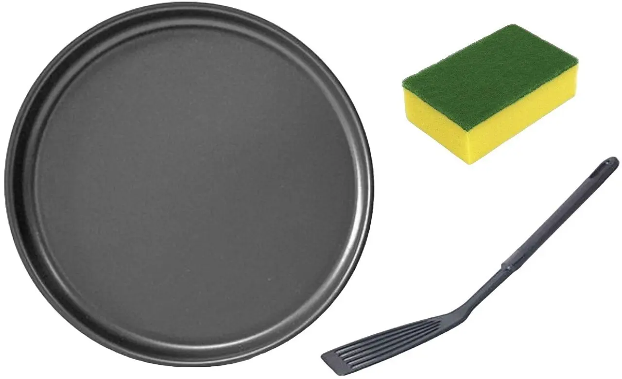 Форма для выпечки + лопатка и губка Officina della Cucina Italiana 40049 32cm (Black)