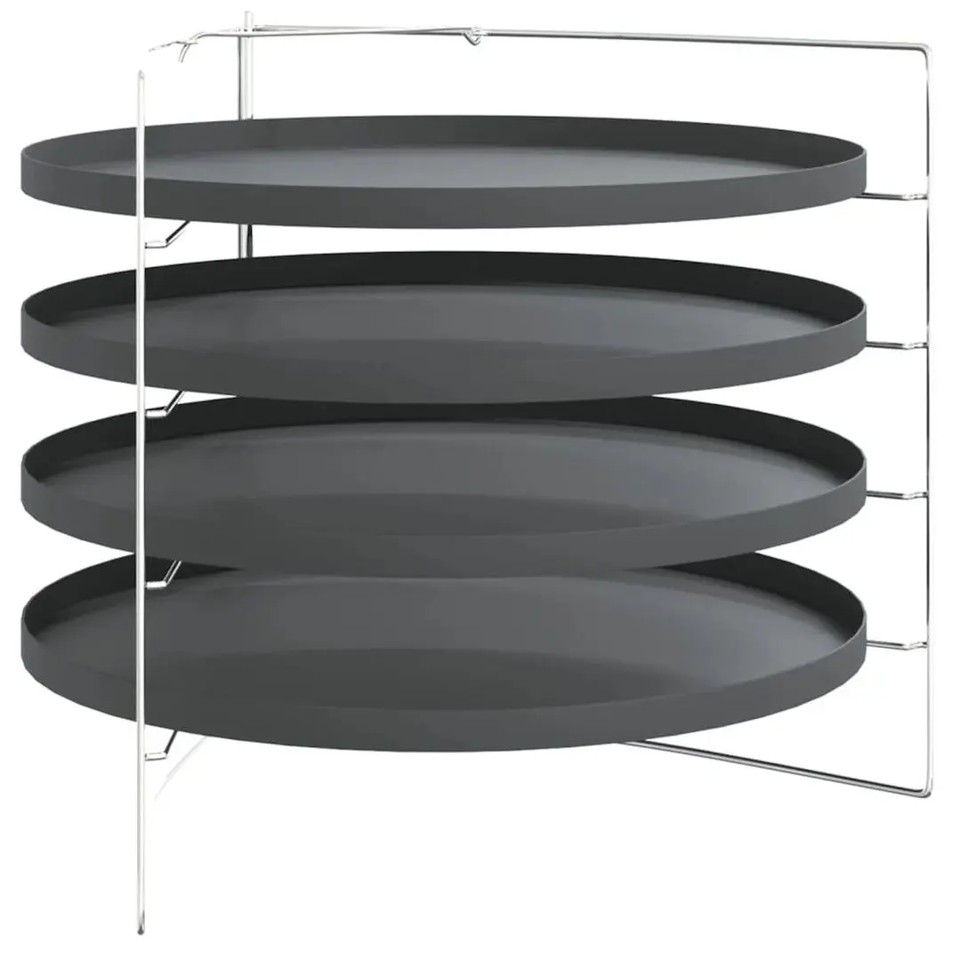 Set tavi pentru pizza VidaXL 154983 (Black)