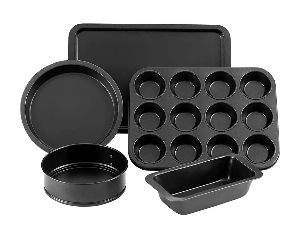 Set tavi pentru copt VonShef 1507583 (Black)