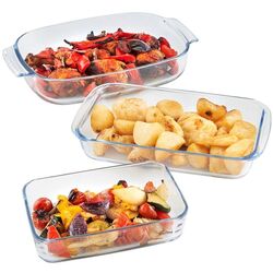 Set vase de gătit VonShef 1507643 3pcs (Transparent) Thumb