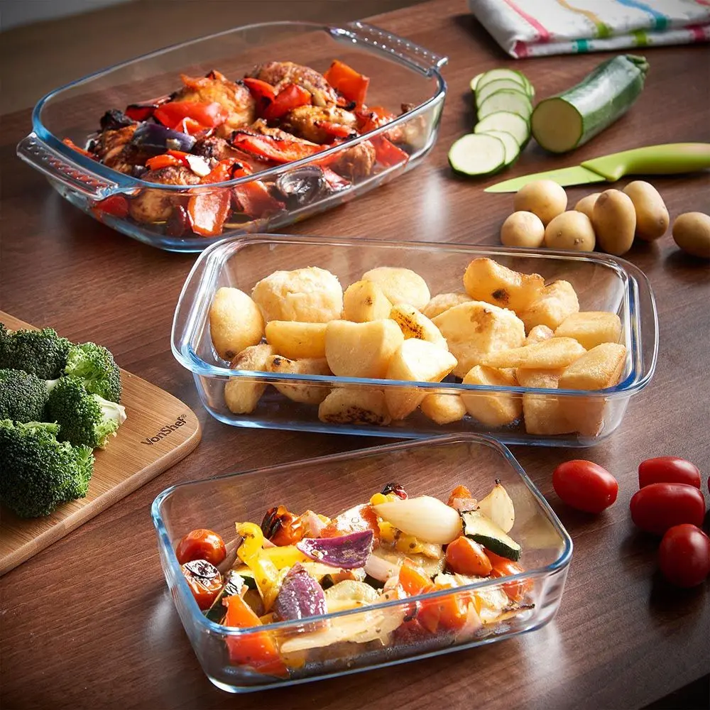 Set vase de gătit VonShef 1507643 3pcs (Transparent) - 6