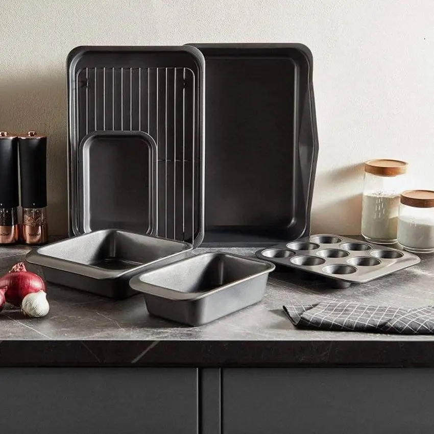 Set tave VonShef 1000268 (Black) - 6