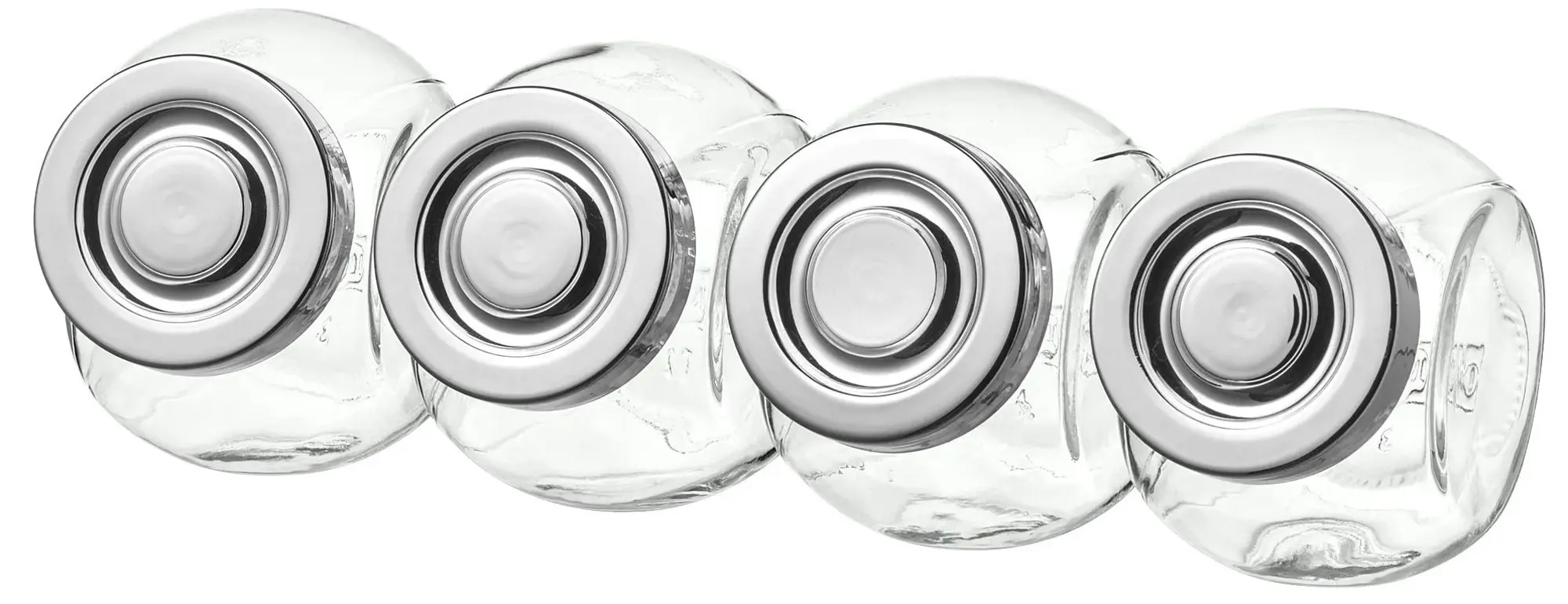 Set borcane mirodenii Ikea Rajtan sticla 15cl (Aluminiu)