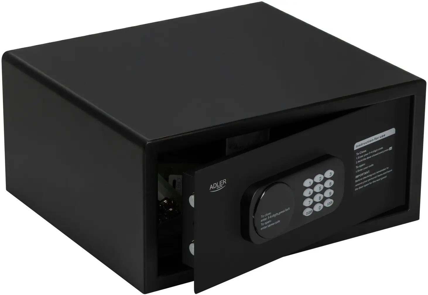 Сейф Adler AD 1045 (Black) - 6