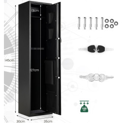 Сейф для оружия Costway JZ10184 (Black) Thumb