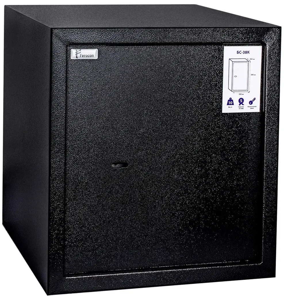 Мебельный сейф Ferocon BS-38K (Black)