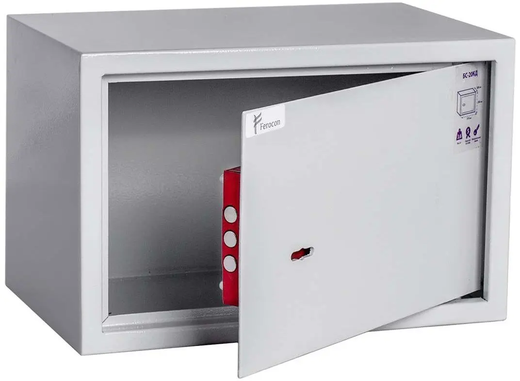 Сейф мебельный Ferocon БС-20КД (Gray)