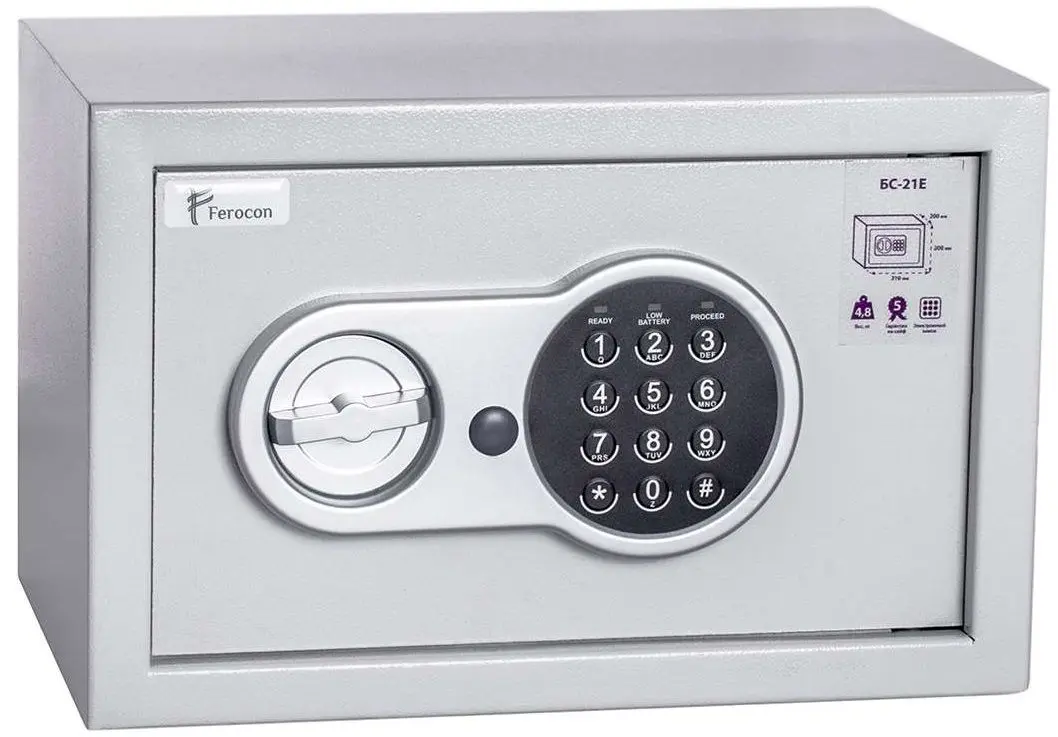 Seif pentru mobilier Ferocon БС-21Е (Gray)