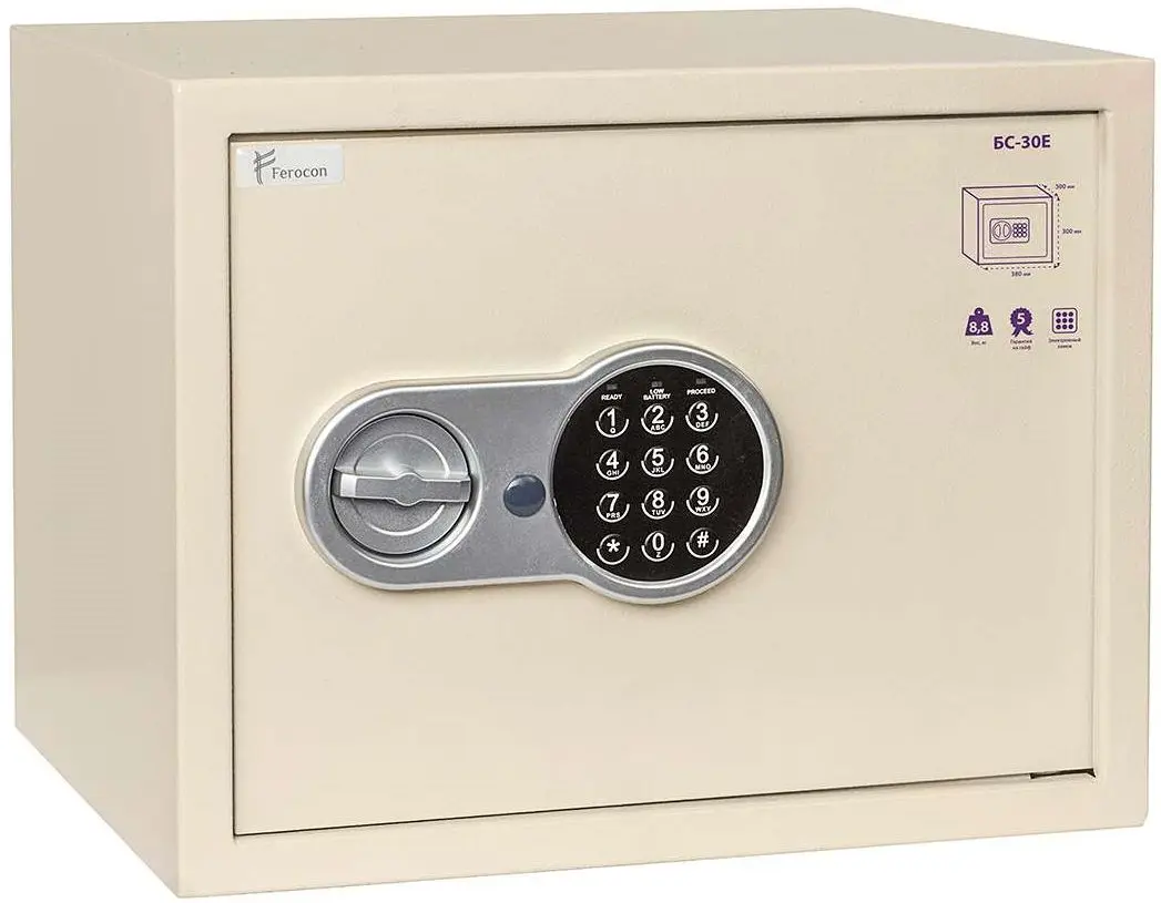 Seif pentru mobilier Ferocon БС-30Е (Beige)