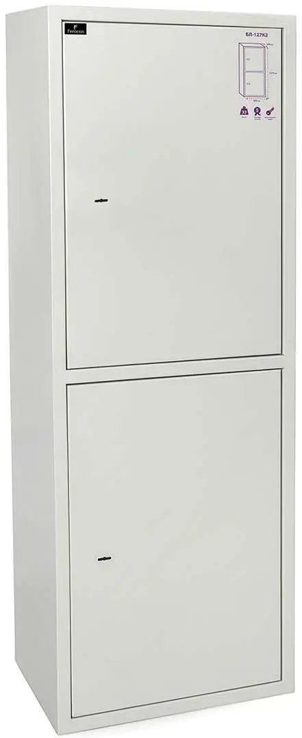 Dulap tip seif Ferocon БЛ-127К2 (Gray)