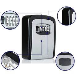 Seif pentru chei Strategic 120x88x40 (Silver/Black) Thumb