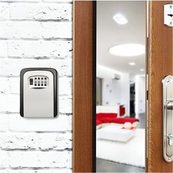 Seif pentru chei Strategic 120x88x40 (Silver/Black) Thumb