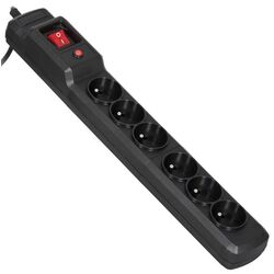 Filtru de retea Activejet ACJ Combo 6GN 1.5m (Black) Thumb