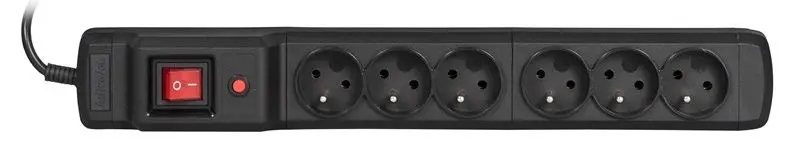 Filtru de retea Activejet ACJ Combo 6GN 1.5m (Black)