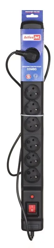 Filtru de retea Activejet ACJ Combo 9GN 1.5m (Black) - 3