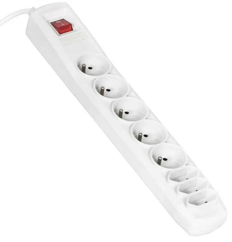 Сетевой фильтр Activejet APN-8G/1.5M-GR 1.5m (Grey) - 2