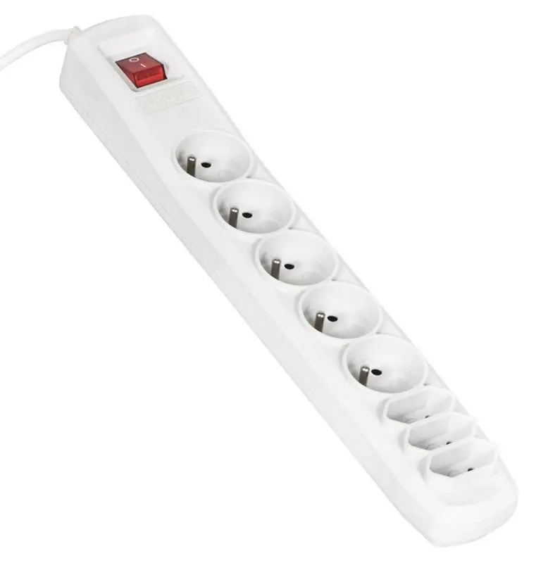 Сетевой фильтр Activejet APN-8G/3M-GR 3m (Grey) - 2