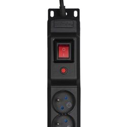 Сетевой фильтр Activejet Combo 12GN 3m (Black) Thumb