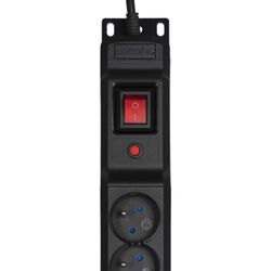 Сетевой фильтр Activejet Combo 12GN 5m (Black) Thumb
