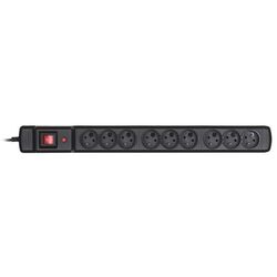 Сетевой фильтр Activejet Combo 9GN 3m (Black)