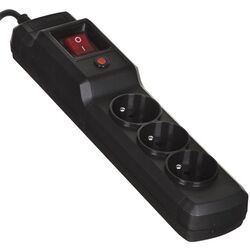 Filtru de retea Activejet Combo IEC-3G/1.5M 1.5m (Black) Thumb