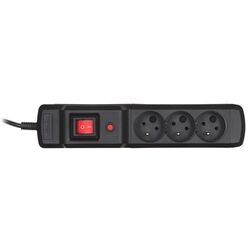 Filtru de retea Activejet Combo IEC-3G/1.5M 1.5m (Black)