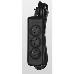 Удлинитель Activejet 3GNU-1.5M-C 1.5m (Black) Thumb