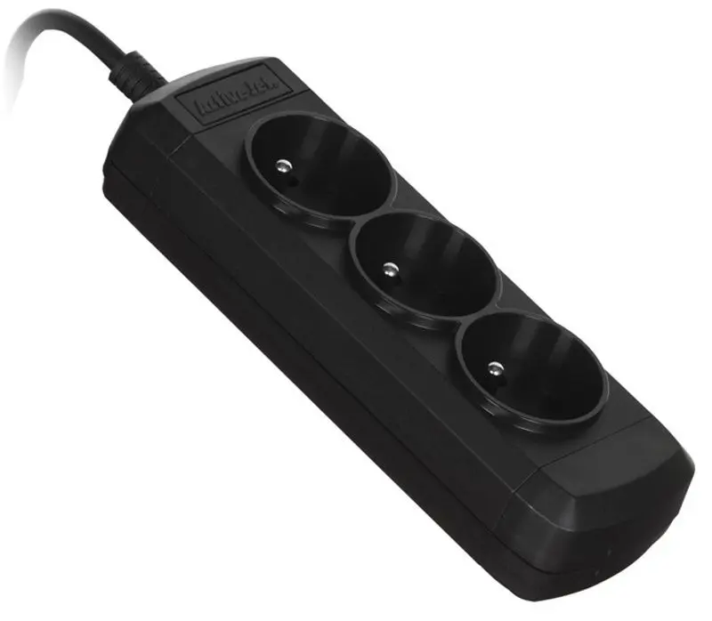 Prelungitor Activejet 3GNU-3M-C 3m (Black) - 3