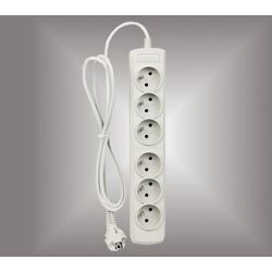 Удлинитель Activejet 6GNU-3M-S 3m (White) Thumb