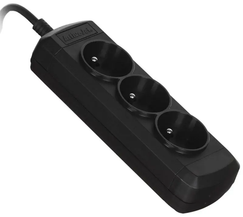 Prelungitor Activejet Combo IEC-3G/1.5M 1.5m (Black) - 2