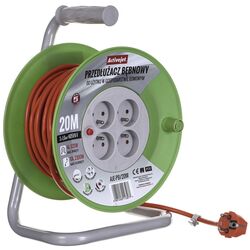 Удлинитель на катушке Activejet AJE-PB/20M 20m (Green/Orange)