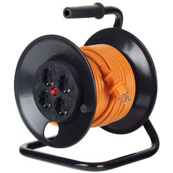 Удлинитель на катушке Bachmann HO5VV-F 3G1 (Black/Orange) Thumb