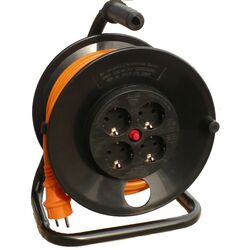 Удлинитель на катушке Bachmann HO5VV-F 3G1 (Black/Orange) Thumb