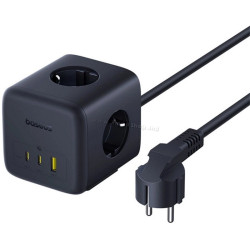 Filtru de retea Baseus EnerFill FA11 Cube Power Strip 1.5m (Cosmic Black)
