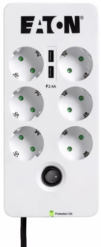 Сетевой фильтр-удлинитель Eaton PB6UD 1.5м (White)
