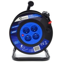 Удлинитель на катушке Geko G17500 25м (Black/Blue) Thumb