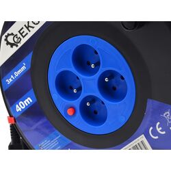 Удлинитель на катушке Geko G17502 (Black/Blue) Thumb