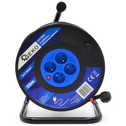 Удлинитель на катушке Geko G17503 (Black/Blue) Thumb