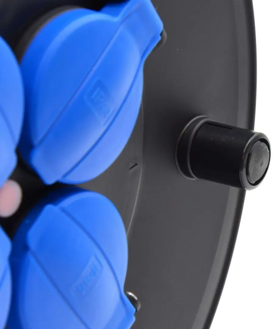 Удлинитель на катушке Geko G17504 (Black/Blue)