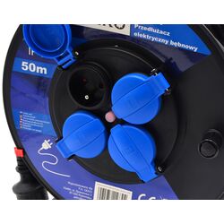 Удлинитель на катушке Geko G17505 (Black/Blue) Thumb