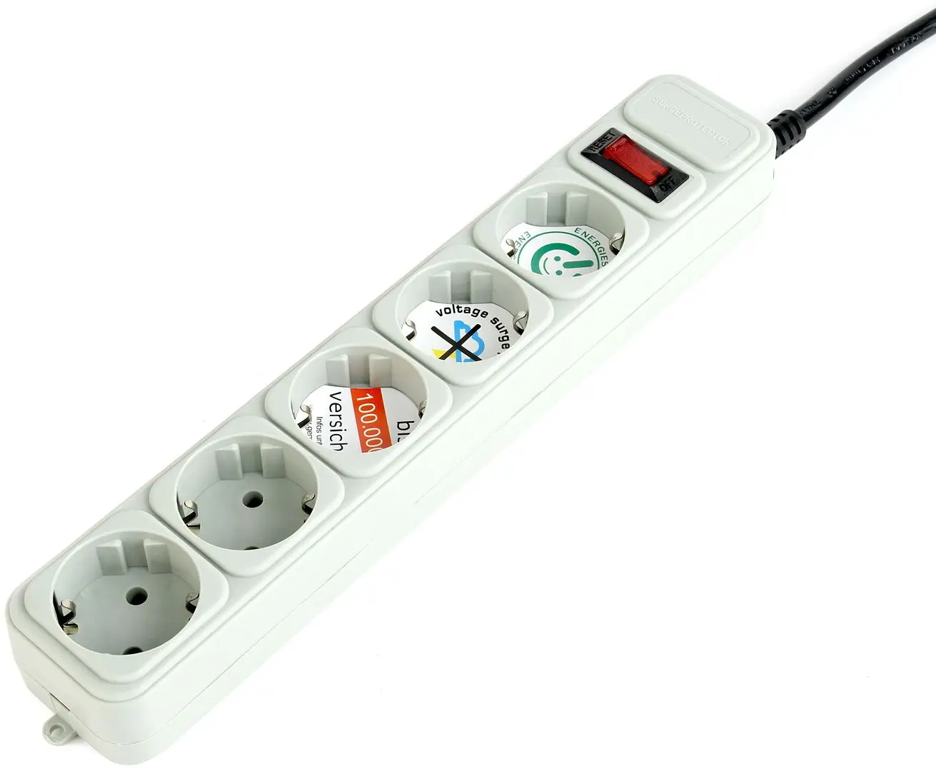 Сетевой фильтр Gembird Surge Protector SPG3-B-15C (White) - 3
