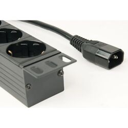 Filtru de retea-prelungitor Gembird EG-PDU-014-C14 3m (Black) Thumb