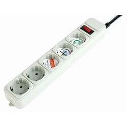 Сетевой фильтр-удлинитель Gembird SPG3-B-10C 3m (Grey)