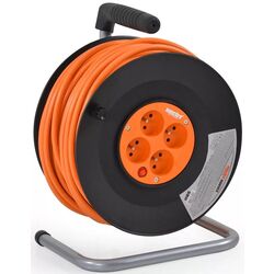 Удлинитель на катушке Hecht 450153 3x1.5 50м (Orange)