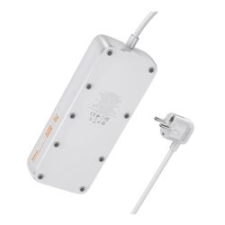 Filtru de retea-prelungitor Hoco AC22 Sunlight PD30W/1C3A 1.5m (White) Thumb