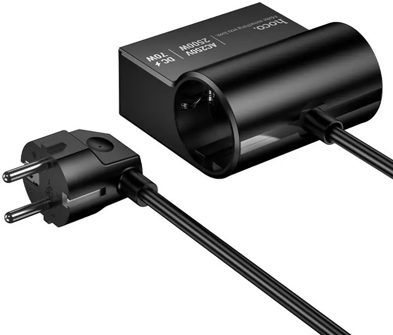 Filtru de retea-prelungitor Hoco AC34 Win 1.5m (Black) - 2