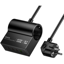 Filtru de retea-prelungitor Hoco AC34 Win 1.5m (Black) Thumb